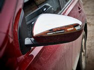 Nissan Qashqai 2010–2014 Spegelkåpor (2 st, rostfritt stål) Carmos - turkiskt stål foto 2