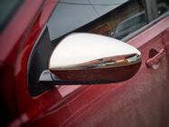 Nissan Qashqai 2010–2014 Spegelkåpor (2 st, rostfritt stål) Carmos - turkiskt stål foto 3