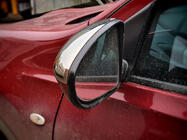 Nissan Qashqai 2010–2014 Spegelkåpor (2 st, rostfritt stål) Carmos - turkiskt stål foto 4