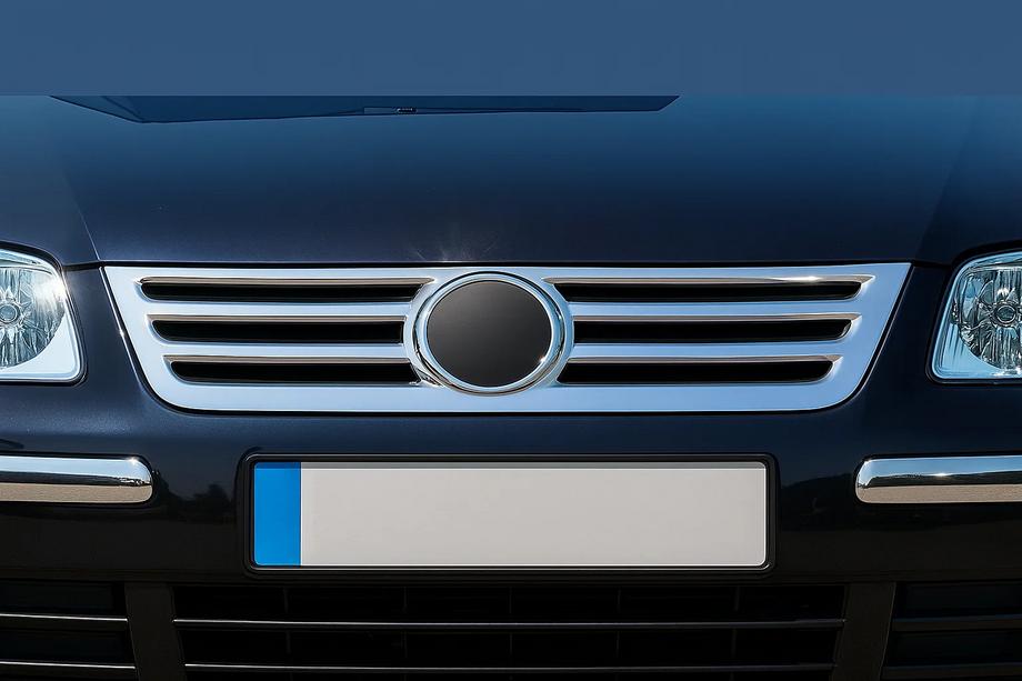 Volkswagen Caddy 2004–2010 Grilllist (rostfritt stål) OmsaLine – italienskt rostfritt stål Image