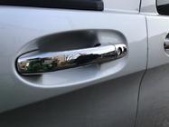 Mercedes Vito/V-klass W447 2014– Dörrhandtagskåpor (4 st, rostfritt stål) Med chip, Carmos – turkiskt stål foto 2