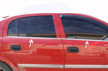Opel Astra G Classic 1998–2012 Fönsterlister (4 st) foto 2