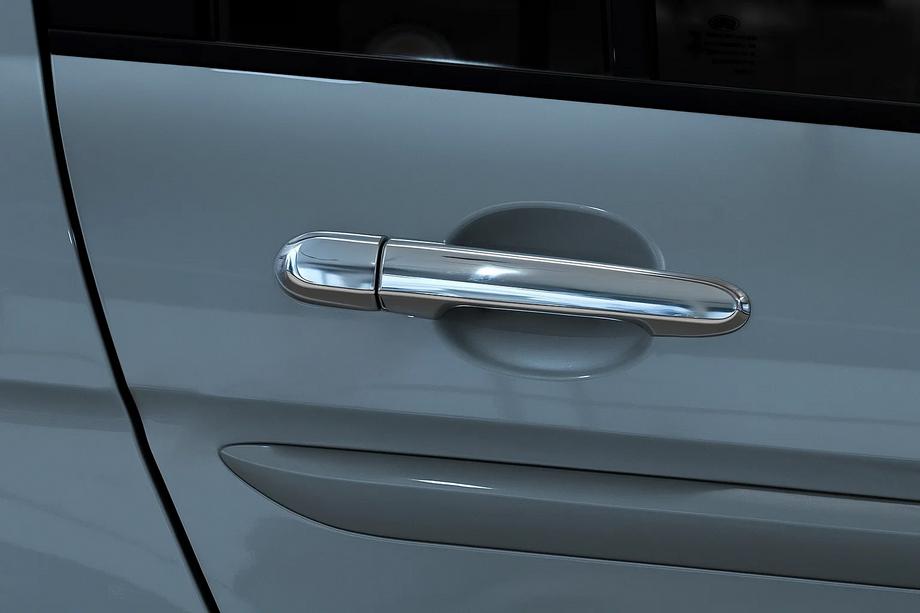 Hyundai Accent 2006–2010 Kromade handtagskåpor (4 st) Carmos - turkiskt stål Image