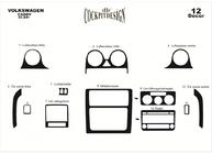 Volkswagen Caddy 2004–2010 Instrumentpanelskydd foto 11