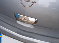 Opel Corsa D 2007–2014 Handtagskåpa bakdörr (rostfritt stål) Carmos – turkiskt rostfritt stål foto 1