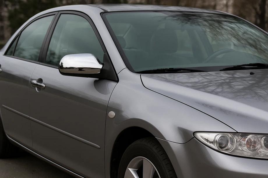 Mazda 6 2003–2008 Kromade spegelkåpor (2 st) Image