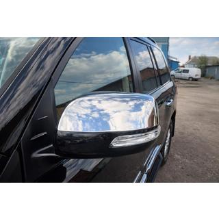 Spegelkåpor (2 st, rostfritt stål) Toyota Land Cruiser Prado 150 2009–2023 foto 1