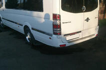 Mercedes Sprinter W906 2006–2018 Dörrlister (rostfritt stål) ExtraLong. Carmos - turkiskt stål foto 4