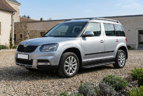Skoda Yeti 2009–2017 Sidosteg Bosphorus Black (2 st, aluminium) foto 1