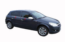 Opel Astra H 2004–2013 Yttre fönsterlister (rostfritt stål) Halvkombi, Carmos – turkiskt stål foto 8
