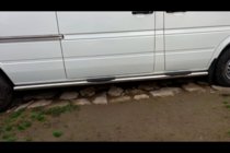 Mercedes Sprinter W901/902/903/904/905 1995–2006 Sidorör (2 st, rostfritt) Mellanhjulbas, d60 foto 3