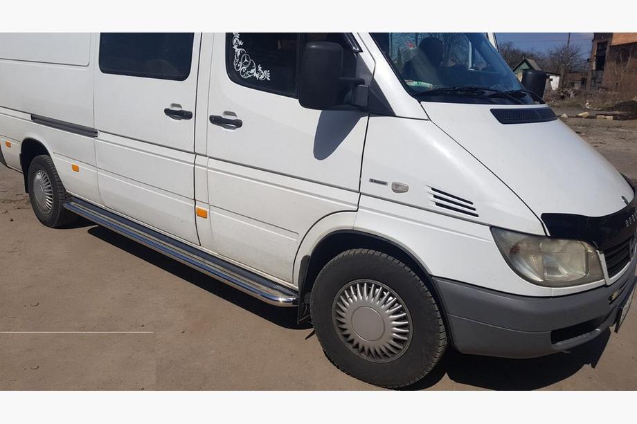 Mercedes Sprinter W901/902/903/904/905 1995–2006 Sidosteg Premium (2 st, rostfritt) Foto 3