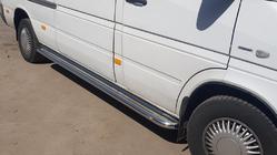 Volkswagen LT 1995–2006 Sidosteg Premium (2 st, rostfritt) Mellanhjulbas, d60 foto 4