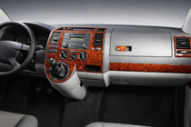 Volkswagen T5 Transporter 2003–2010 Instrumentpanelskydd (Turkiet) Aluminium foto 1
