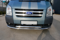 Ford Transit 2000–2014 Främre skyddsbåge ST014 (2006-2014, rostfritt) foto 2