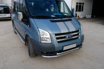 Ford Transit 2000–2014 Främre skyddsbåge ST014 (2006-2014, rostfritt) foto 3