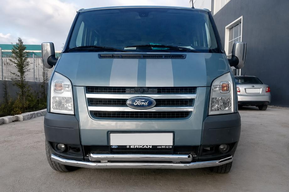 Ford Transit 2000–2014 Främre skyddsbåge ST014 (2006-2014, rostfritt) Image