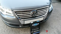 Volkswagen Passat B6 2006–2012 Grillister (8 st, rostfritt stål) foto 4