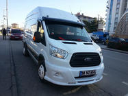 Ford Transit 2014– Vindrutespoiler (svart blank, 5 mm) foto 9