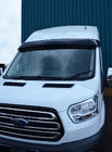 Ford Transit 2014– Vindrutespoiler (svart blank, 5 mm) foto 5
