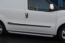 Citroen Nemo 2007–2017 Dörrhandtagsskydd och ramar (8 st, rostfritt stål) Carmos - turkiskt stål foto 1