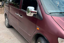 Mercedes Vito W638 1996–2003 Kromade spegelkåpor (2 st) Polerat rostfritt stål foto 4