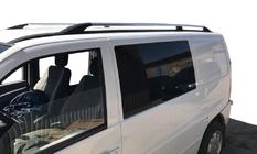 Mercedes Vito W638 1996–2003 Kromade takrails Plastfötter foto 1