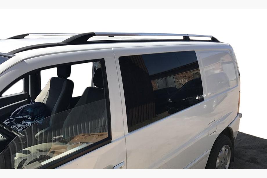 Mercedes Vito W638 1996–2003 Kromade takrails Plastfötter Image