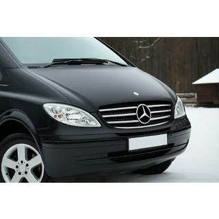 Grilllist 2004-2010 (rostfritt stål) Mercedes Vito W639 2004–2014 foto 1