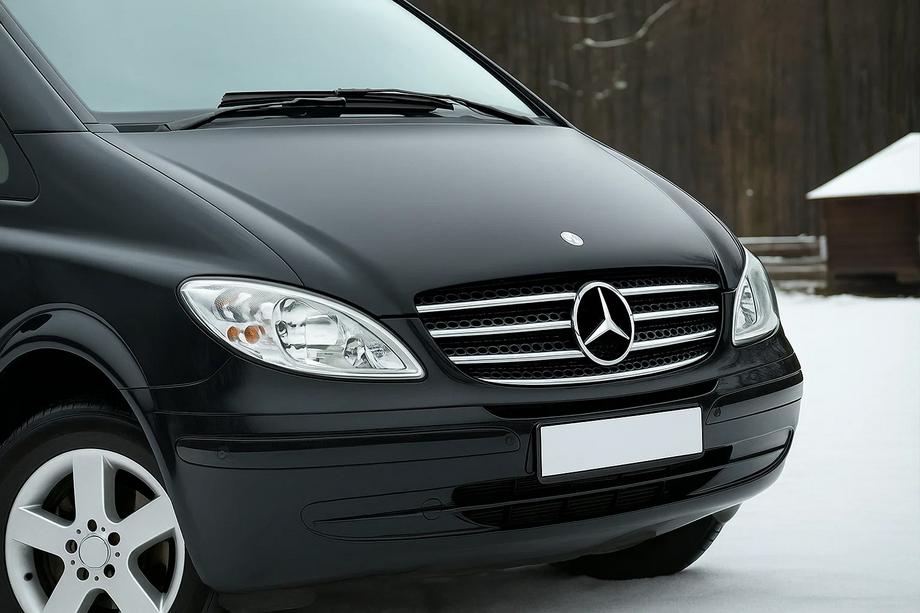 Mercedes Vito W639 2004–2014 Grilllist 2004-2010 (rostfritt stål) Carmos - turkiskt stål Image
