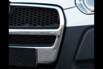 Fiat Doblo II 2010–2022 Kromlister till grill (2010-2015, KOMPLETT, rostfritt) Carmos - turkiskt stål foto 6