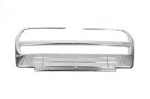 Fiat Doblo II 2010–2022 Kromlister till grill (2010-2015, KOMPLETT, rostfritt) Carmos - turkiskt stål foto 4
