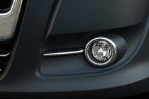 Fiat Doblo II 2010–2022 Kromad dimljusram med ränder (2010-2015, 4 st, rostfritt) Carmos - turkiskt stål foto 1