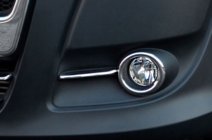 Fiat Doblo II 2010–2022 Kromad dimljusram med ränder (2010-2015, 4 st, rostfritt) Carmos - turkiskt stål foto 8