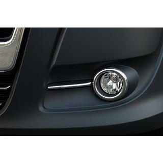 Kromad dimljusram med ränder (2010-2015, 4 st, rostfritt) foto 1
