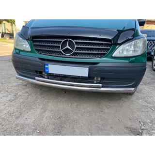 Främre frontbåge ST014 (rostfritt) Mercedes Vito W639 2004–2014 foto 2
