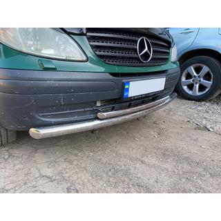 Främre frontbåge ST014 (rostfritt) Mercedes Vito W639 2004–2014 foto 3