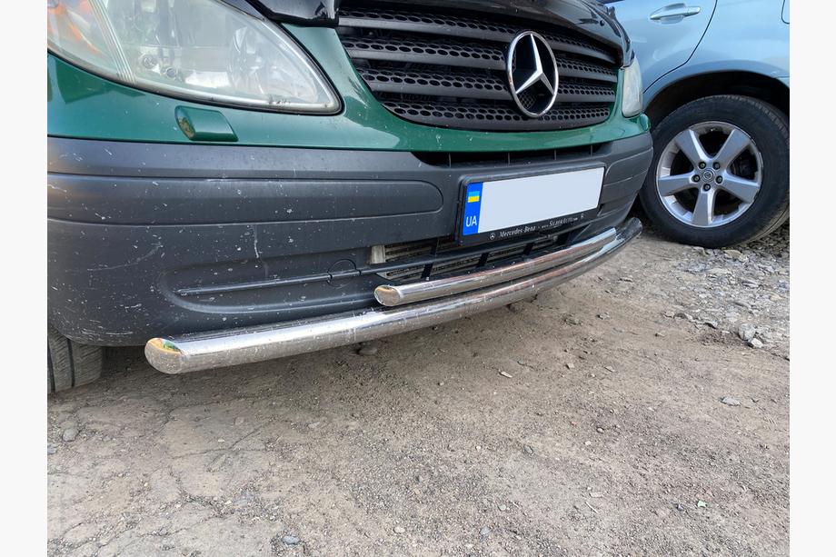 Mercedes Vito W639 2004–2014 Främre frontbåge ST014 (rostfritt) 2004-2010, Ø51 ↗ Ø42 mm Foto 3