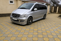 Mercedes Vito W639 2004–2014 Frontspoilerläpp till stötfångare BRB V1 (för lackering) årsmodell 2004–2010 foto 3