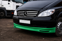 Mercedes Vito W639 2004–2014 Frontspoilerläpp till stötfångare BRB V1 (för lackering) årsmodell 2004–2010 foto 5
