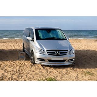 Frontspoilerläpp till stötfångare BRB V1 (för lackering) Mercedes Vito W639 2004–2014 foto 1