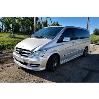 Frontspoilerläpp till stötfångare BRB V1 (för lackering) Mercedes Vito W639 2004–2014 foto 2