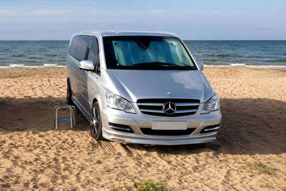 Mercedes Vito W639 2004–2014 Frontspoilerläpp till stötfångare BRB V1 (för lackering) årsmodell 2004–2010 Image