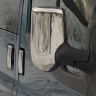 Ford Transit 2000–2014 Spegelskal (2 st) Carmos - Polerat rostfritt stål foto 4