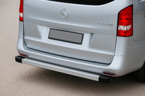 Mercedes Vito/V-klass W447 2014– Bakre skyddsbåge Moonlight (aluminium) Mattgrå foto 1