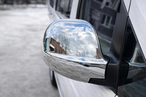 Mercedes Viano 2004–2014 Kromade spegelkåpor VITO 2004-2010 (2 st) Carmos – turkiskt rostfritt stål foto 1