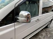 Mercedes Viano 2004–2014 Kromade spegelkåpor VITO 2004-2010 (2 st) Carmos – turkiskt rostfritt stål foto 4