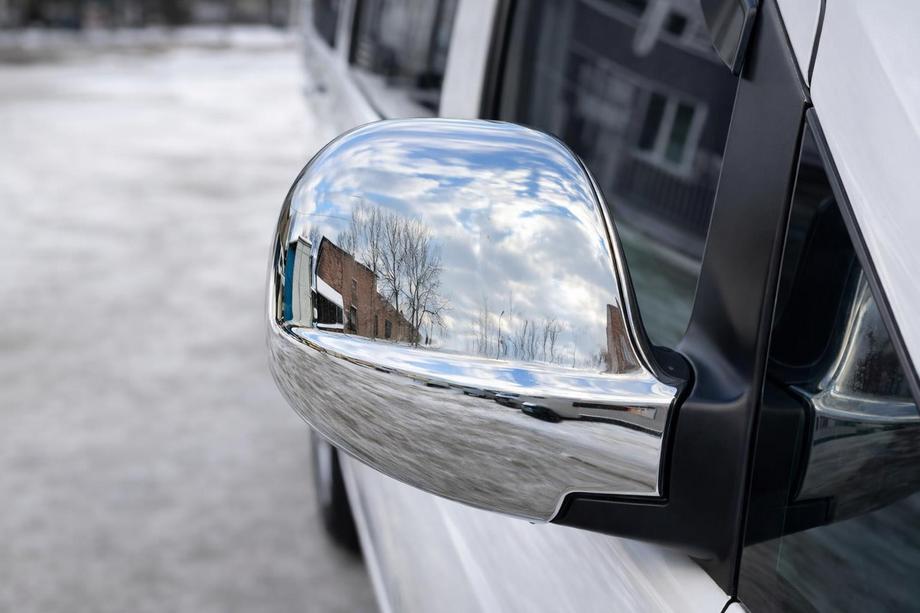 Mercedes Viano 2004–2014 Kromade spegelkåpor VITO 2004-2010 (2 st) Carmos – turkiskt rostfritt stål Image