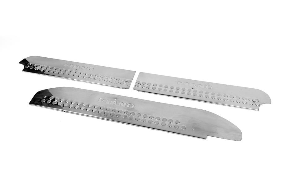 Mercedes Viano 2004–2014 Invändiga instegslister OmsaLine (rostfritt stål) 3 st, OmsaLine - italienskt rostfritt stål Image