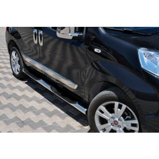 Sidrör Ø70 (2 st, rostfritt stål) Fiat Fiorino/Qubo 2008–2024 foto 1
